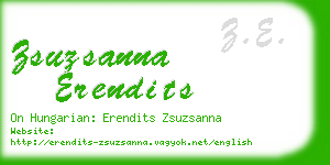 zsuzsanna erendits business card